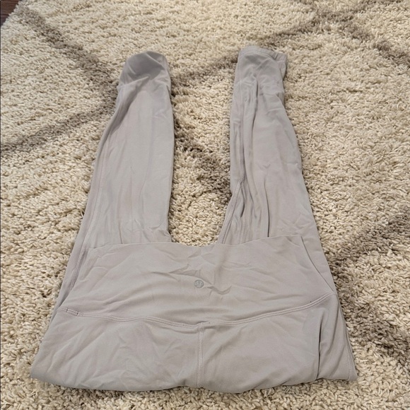 Light Gray Lululemon Double lined Align Leggings 28” NWOT - Picture 1 of 3